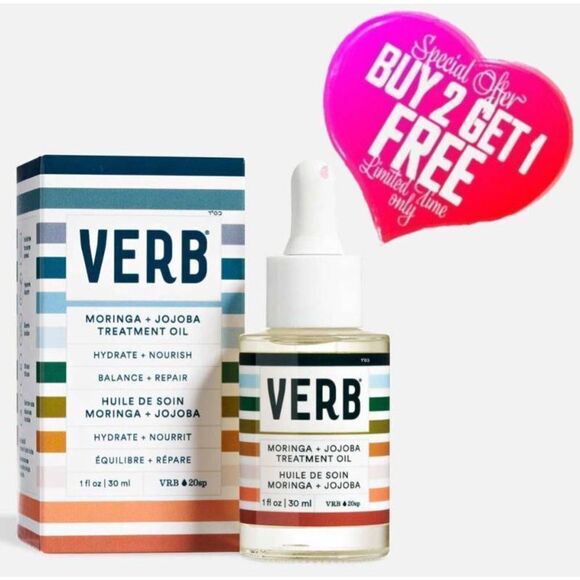 VERB MORINGA AND JOJOBA HAIR OIL - Picture 1 of 10